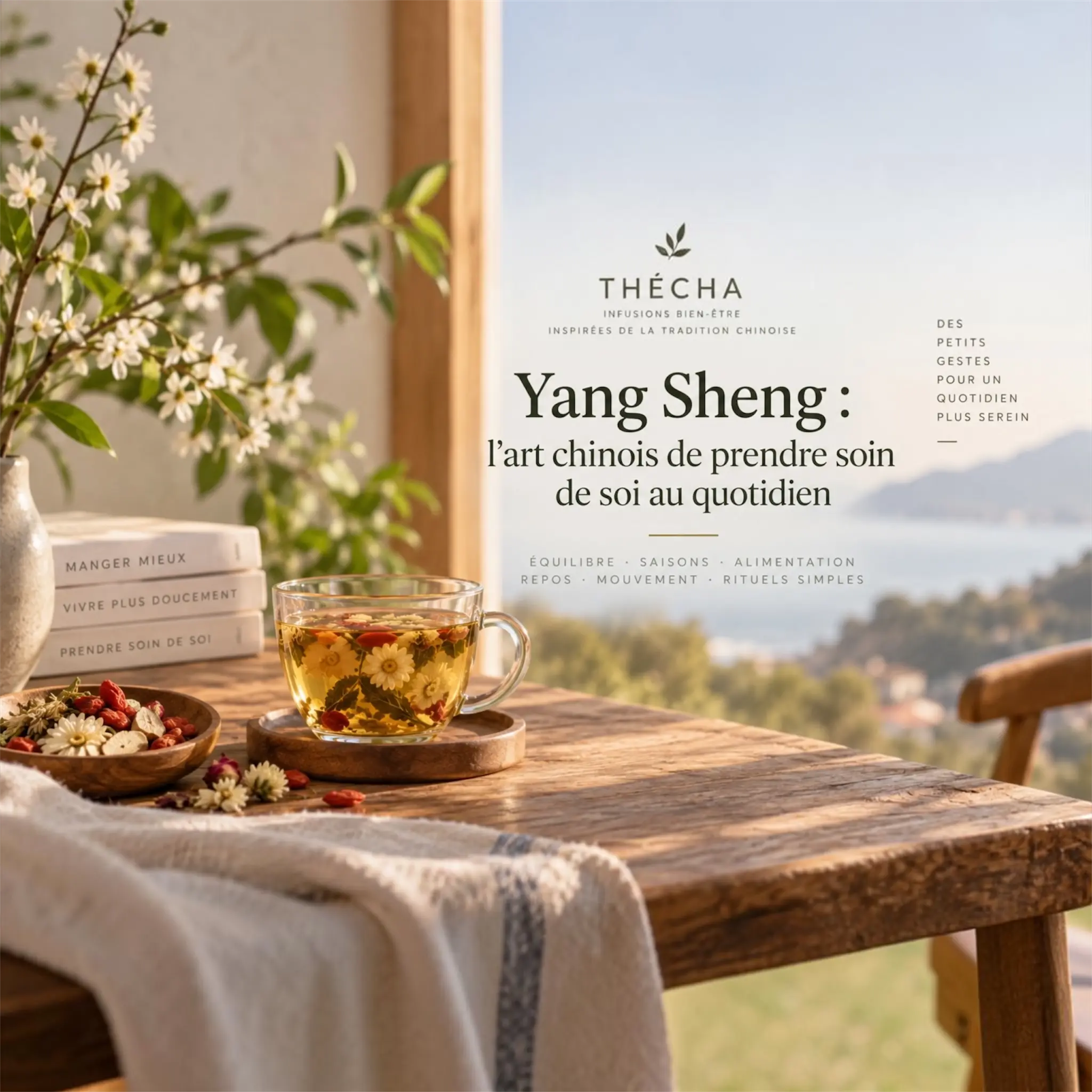 Yang Sheng, art de vivre chinois – infusion bien-être et rituels du quotidien | THÉCHA
