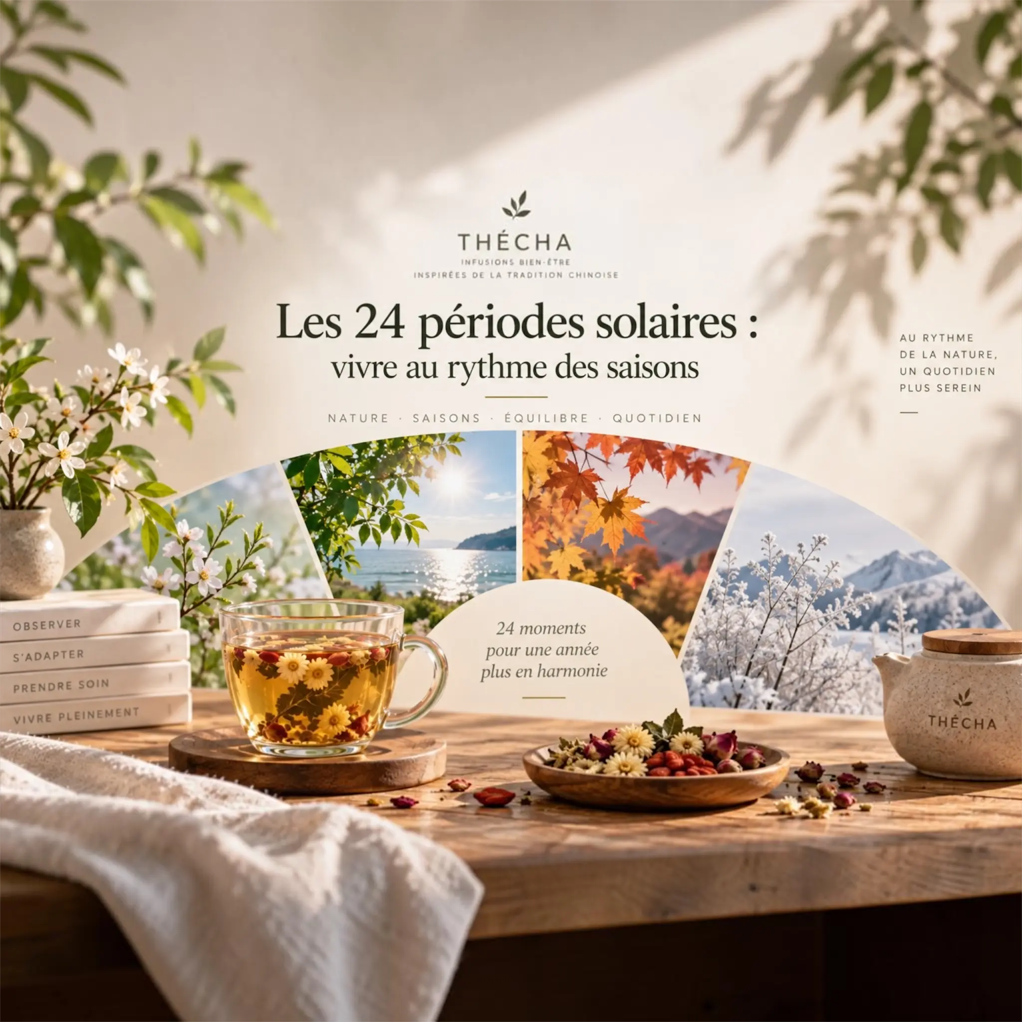 Les 24 périodes solaires – vivre au rythme des saisons et de la nature | THÉCHA