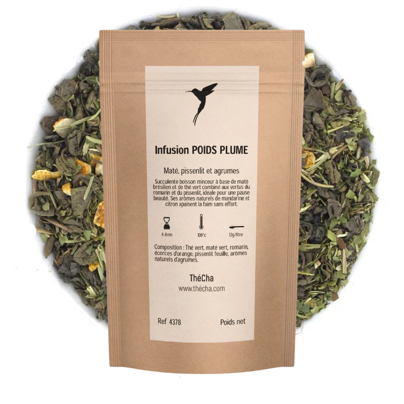 Infusion Poids Plume – Maté, Pissenlit & Agrumes