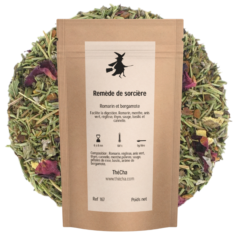 Tisane Remède de Sorcière – Digestion Romarin & Bergamote