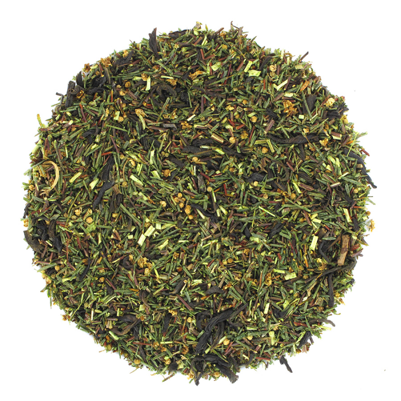 Infusion rooibos vert bio au jasmin et à l’abricot – sans théine