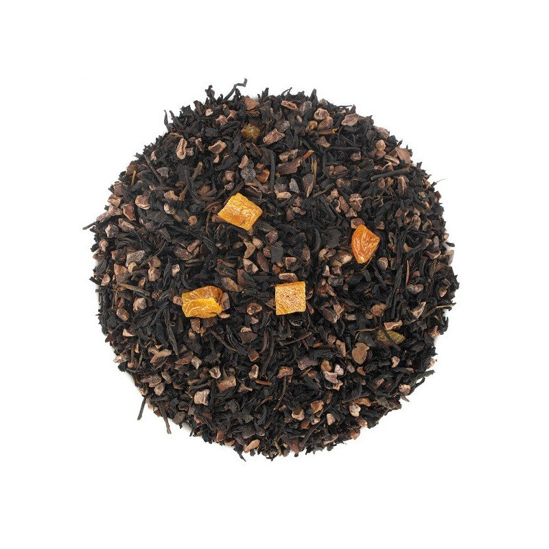 Thé noir gourmand  avec cacao, caramel et abricot – Fée Clochette